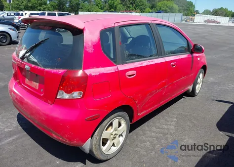 2006 Chevrolet Aveo Ls z USA, uszkodzony, nr VIN KL1TD66676B517803